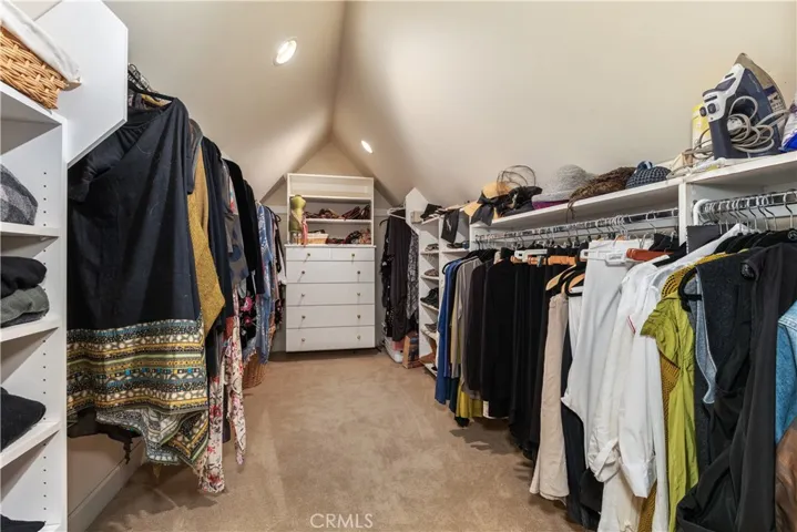 Oversized walk-in closet.