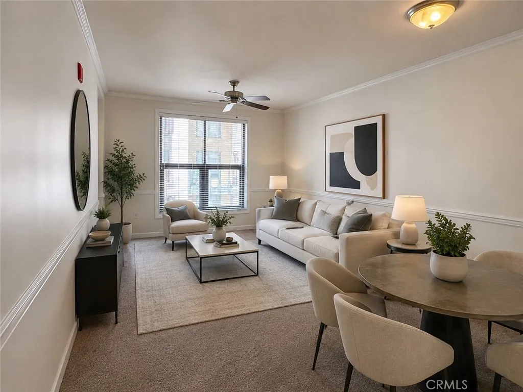 Virtually Staged Living Room