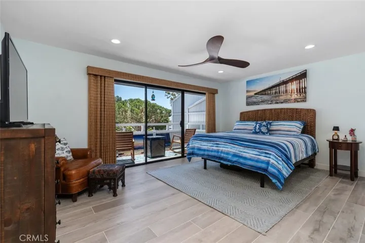 Large Primary bedroom with Balcony Access.