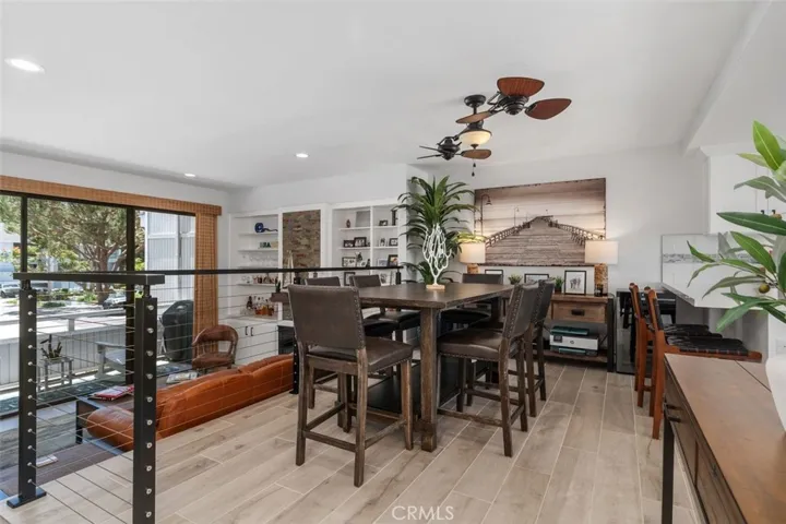 Dining area overlooking the Living Room.