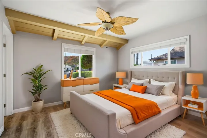Primary Bedroom virtually staged