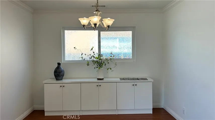 Dining Area with removable built ins