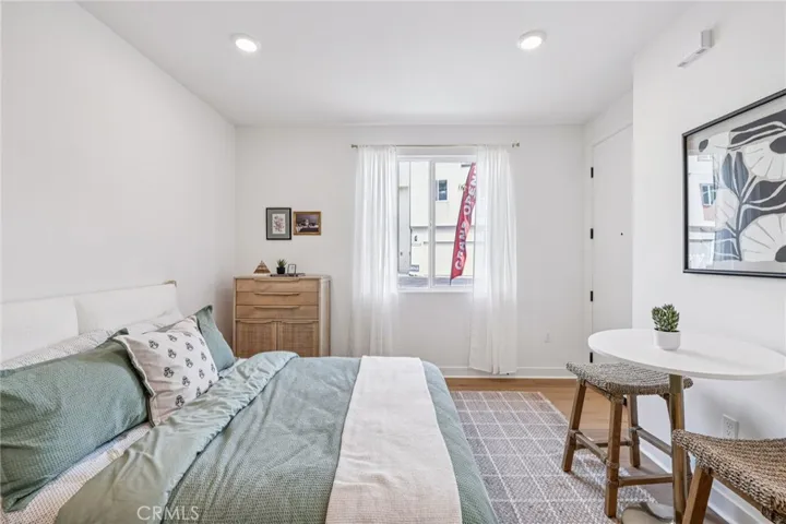Model home junior primary suite on the first floor with secondary entrance