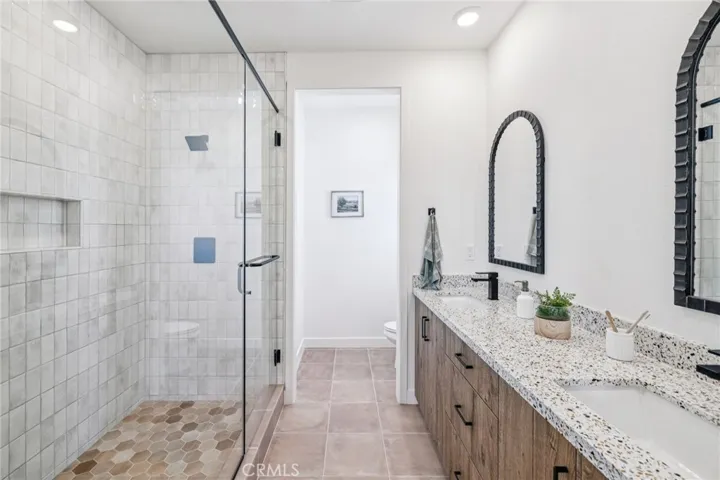 Model home primary bath used for representational purposes.