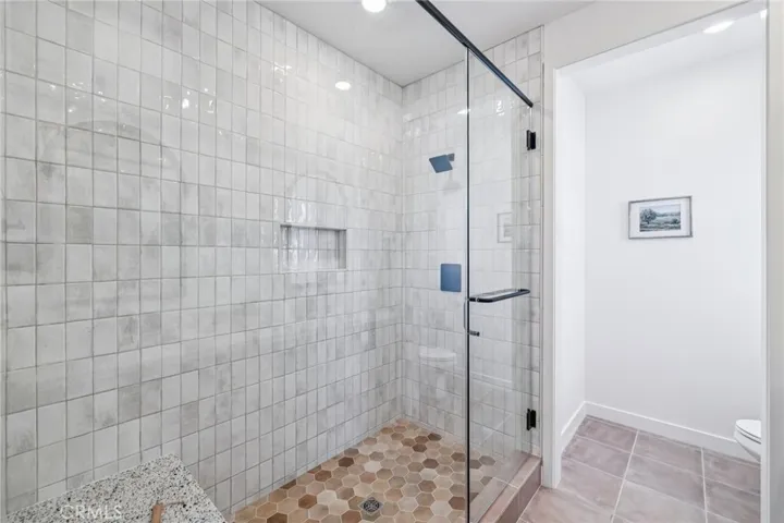 Model home primary bath used for representational purposes.