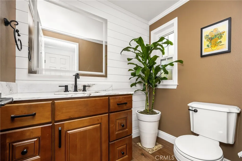 Powder room First floor.