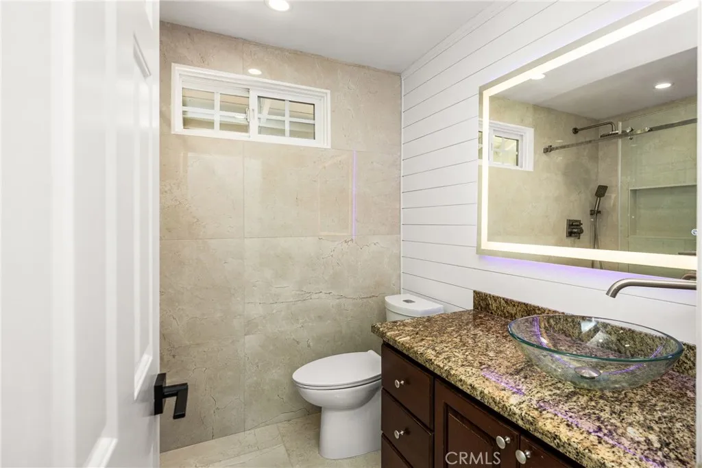Custom bathroom upstairs.