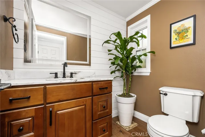 Powder room First floor.