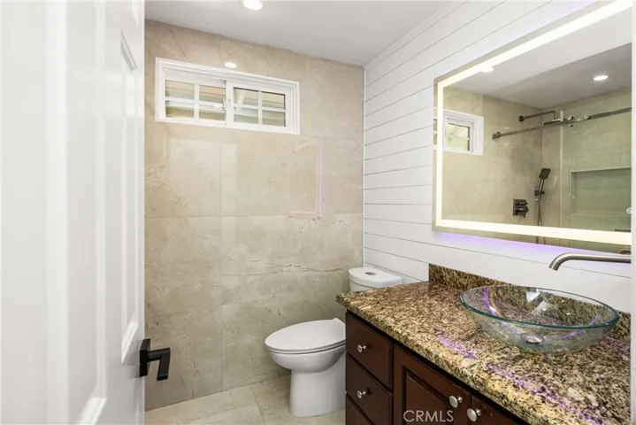 Custom bathroom upstairs.