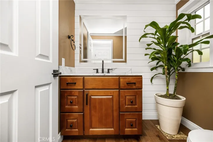Powder room First floor.