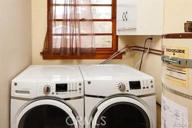 Washer dryer is included.