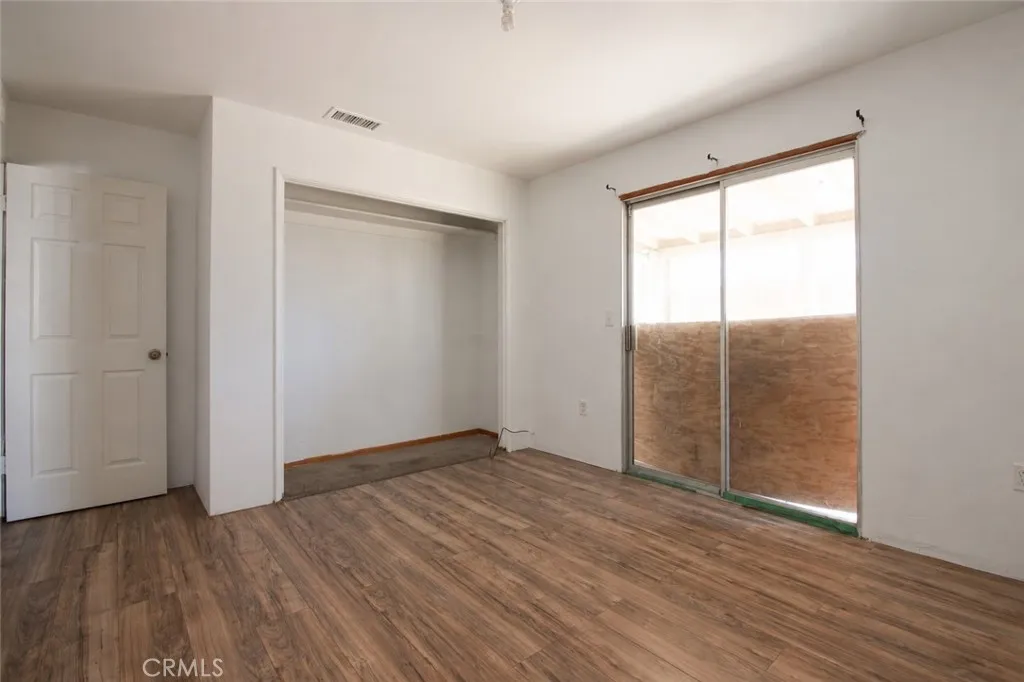 Secondary bedroom off hallway