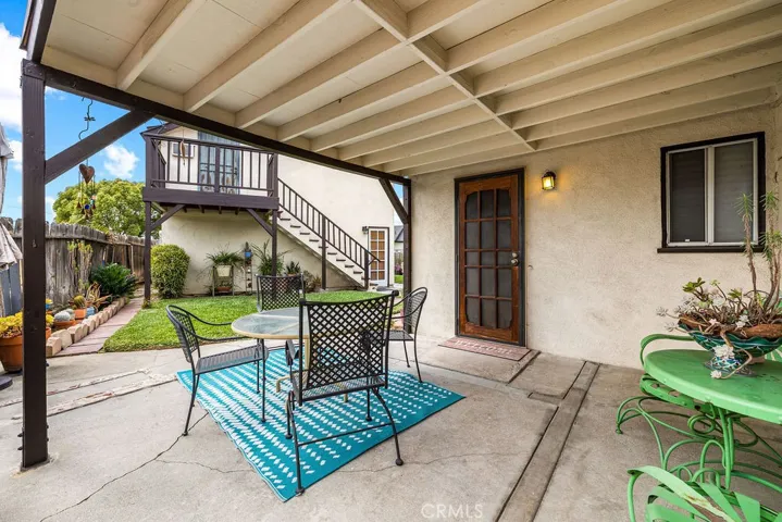 Backyard patio