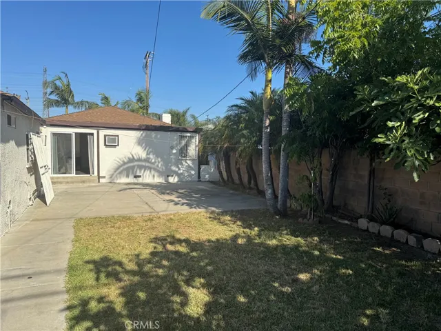 BACK YARD FACING EAST