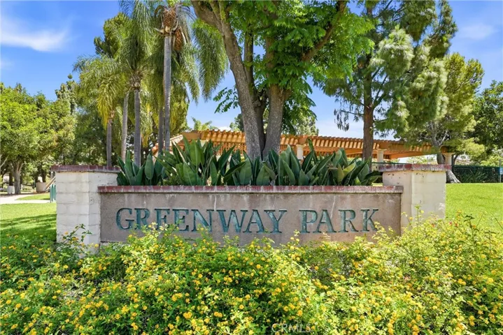 Greenway park and pools.
