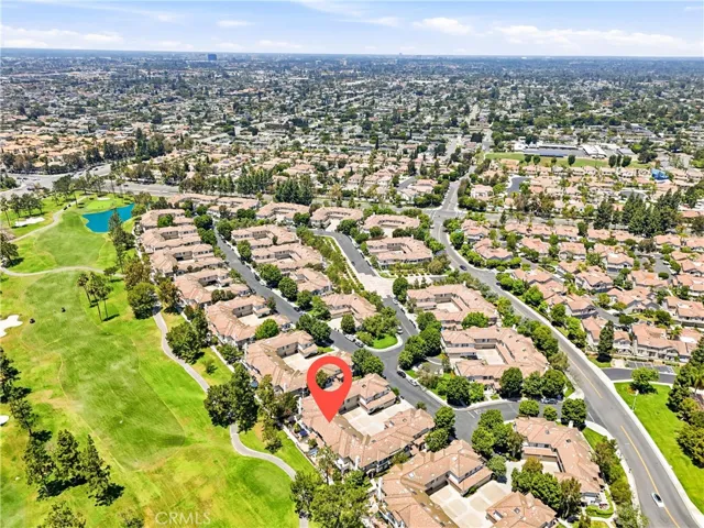 Aerial view of home