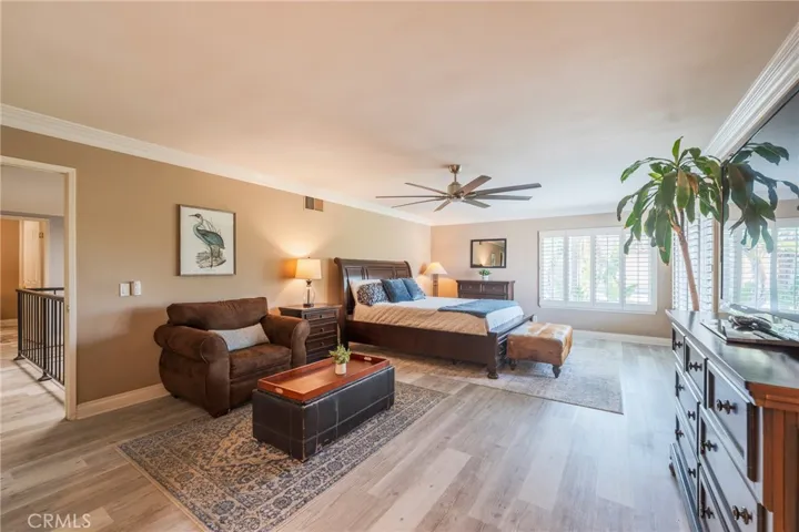 Oversized primary suite retreat