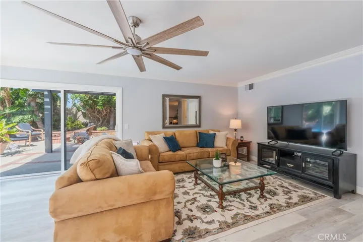 Spacious light-filled living area