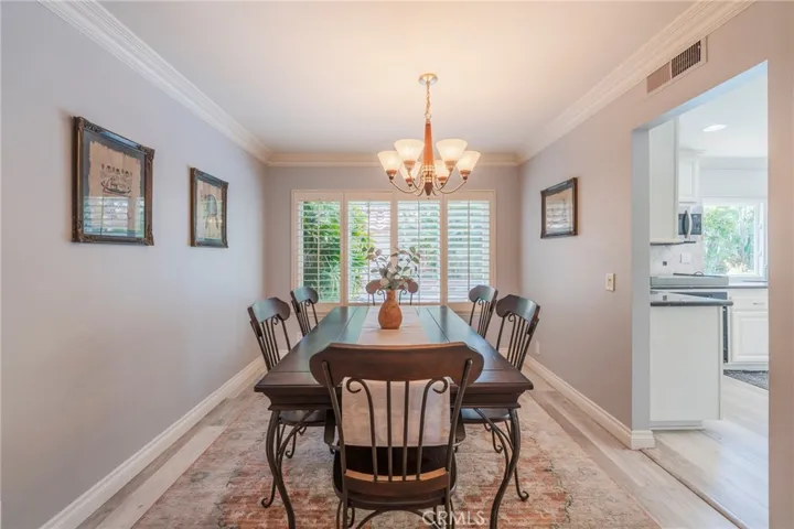 Formal dining space ideal for entertaining