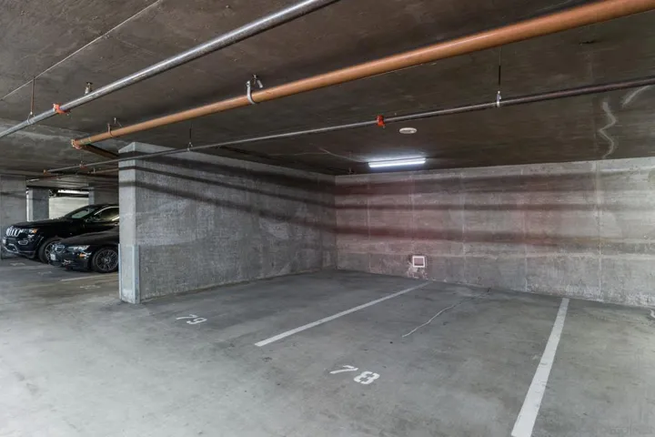 Side by side 2 parking spaces