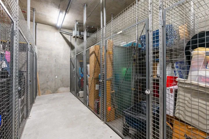 storage cage included