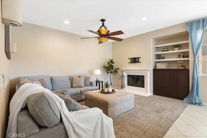 Family Room with fireplace