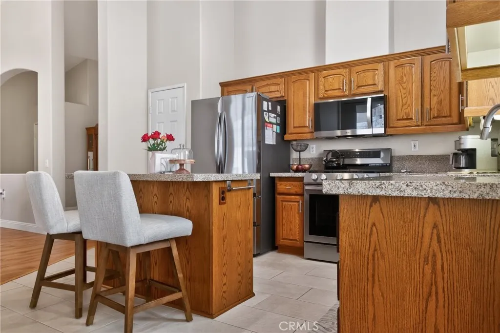 Granite counters.