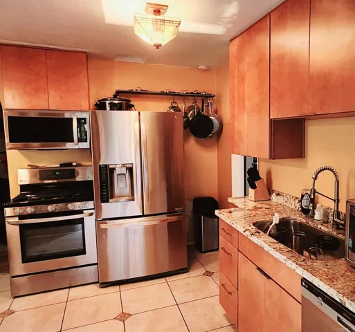 All appliances convey, including refrigerator