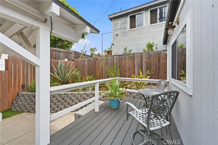 Porch off the shed