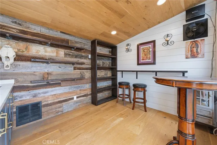 Inside of shed