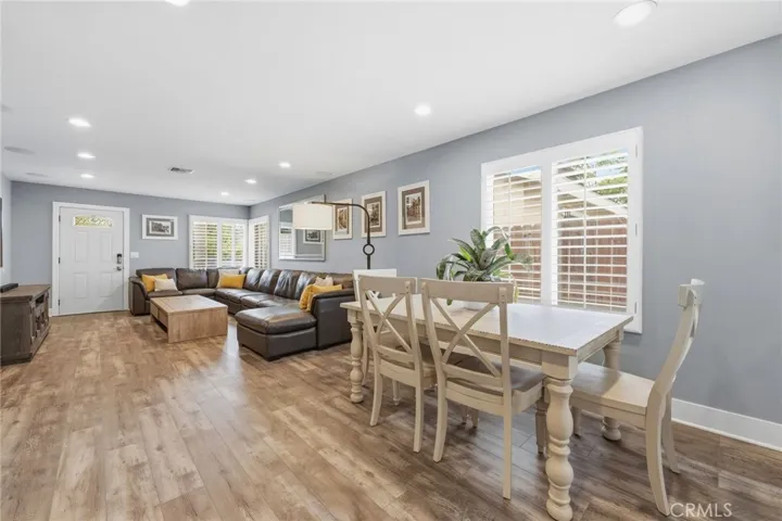 dining room open to family room