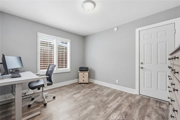 third bedroom (currently being used as an office)