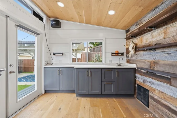 Inside of shed