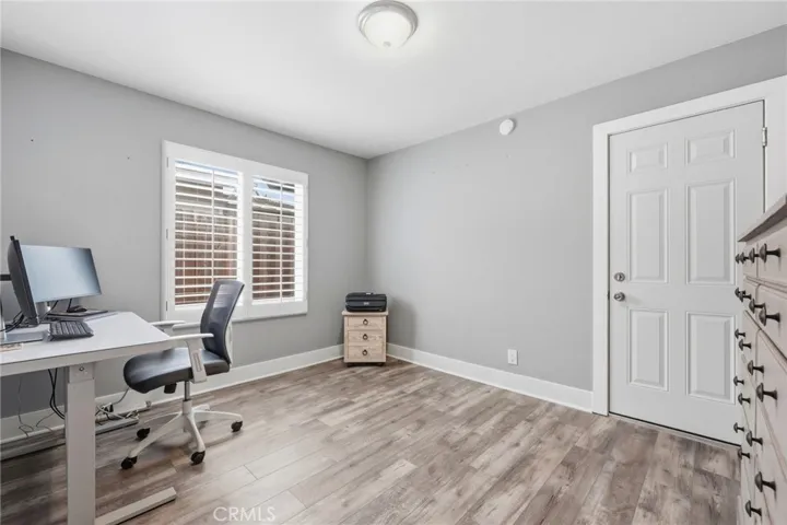 third bedroom (currently being used as an office)