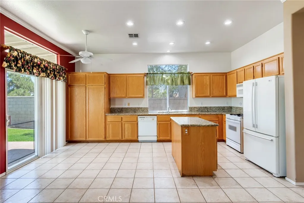 Kitchen with Recessed Lighting and High Ceilings