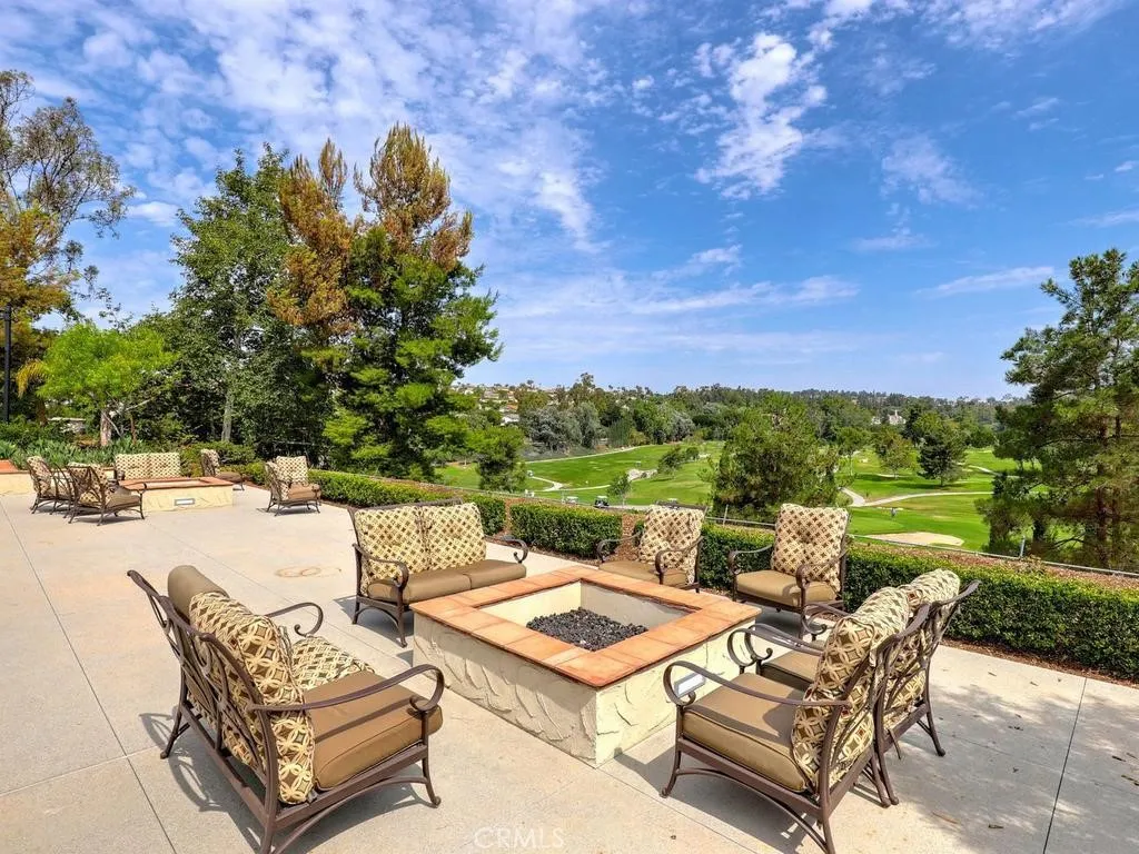 Pool area looking toward Oso Creek Golf Course