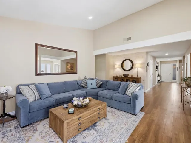 Family room looking toward front door