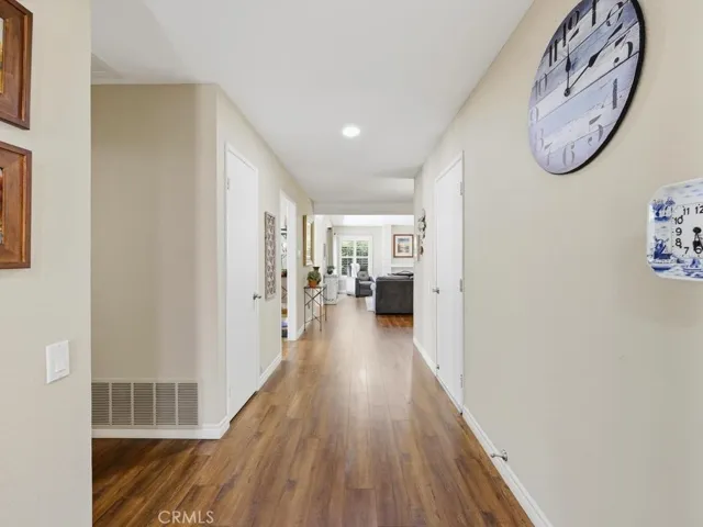 Entry hall looking toward family room