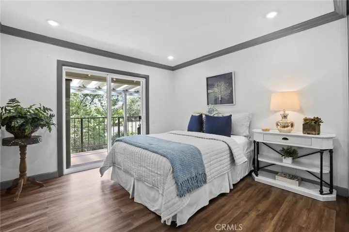 Secondary bedroom with balcony access