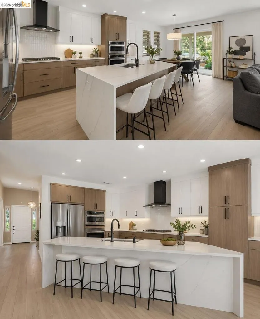 Property Image. Illustrating the kitchen area and adjacent living spaces within the property