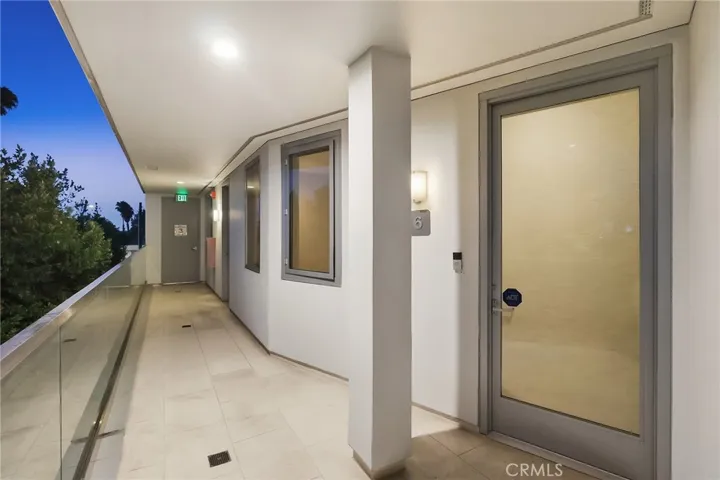 Main floor entrance to residence