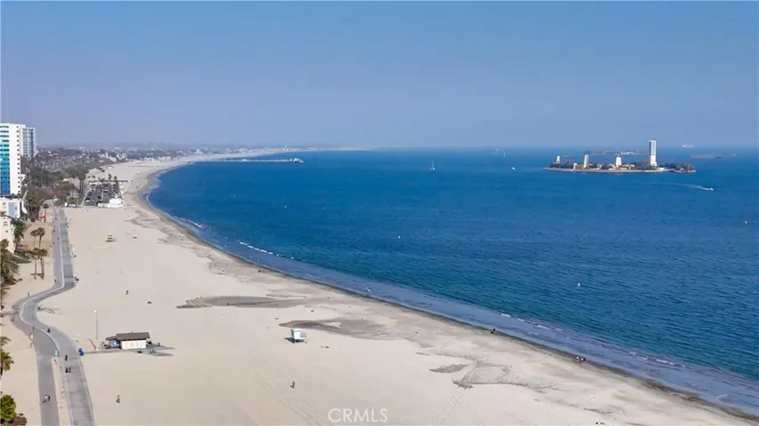 View of the shoreline from front of complex.