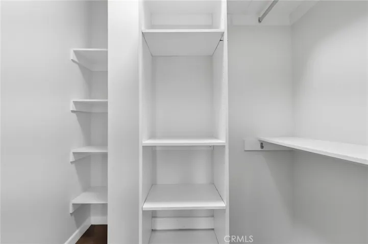 Main level flex bedroom walk-in closet
