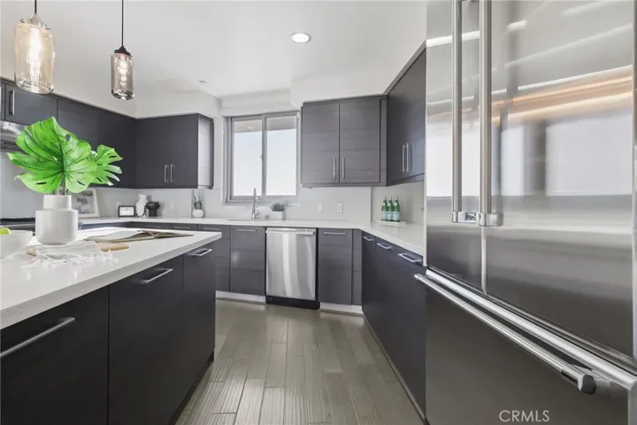 European Cabinetry and quartz countertops