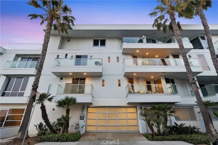 Controlled access garage door to access parking area