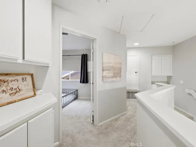 Two linen storage closets