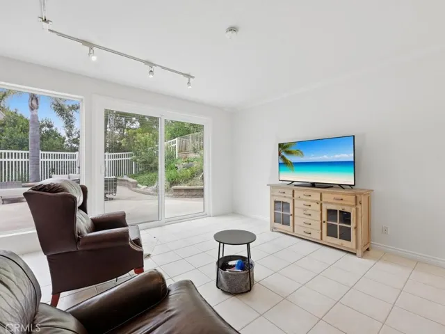 Family room off of kitchen