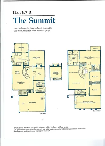 Builder's floorplan