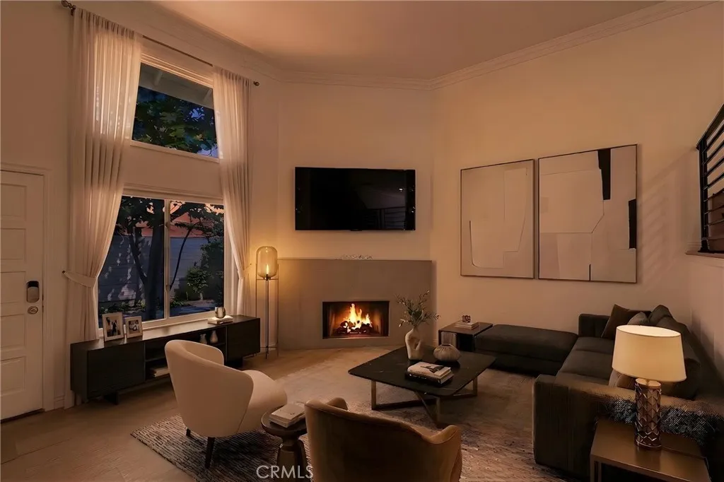Ground floor living room. Virtually Staged.