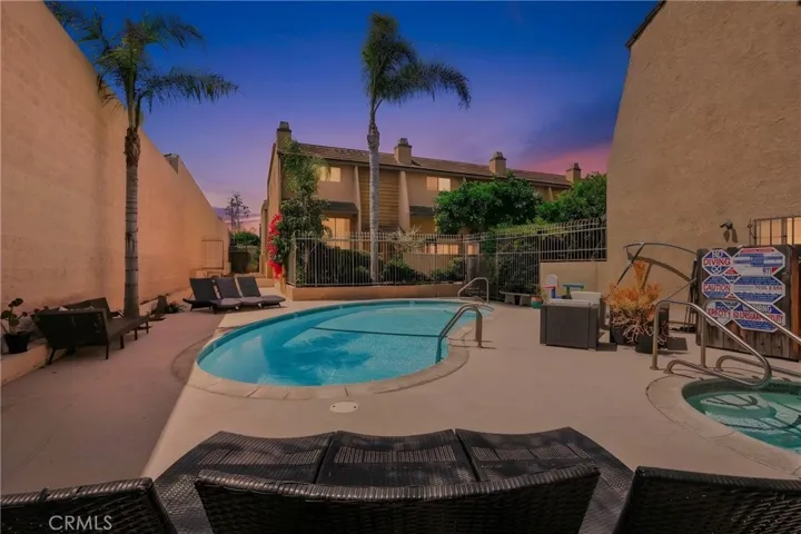 Spend hot California coastal nights lounging by the pool.